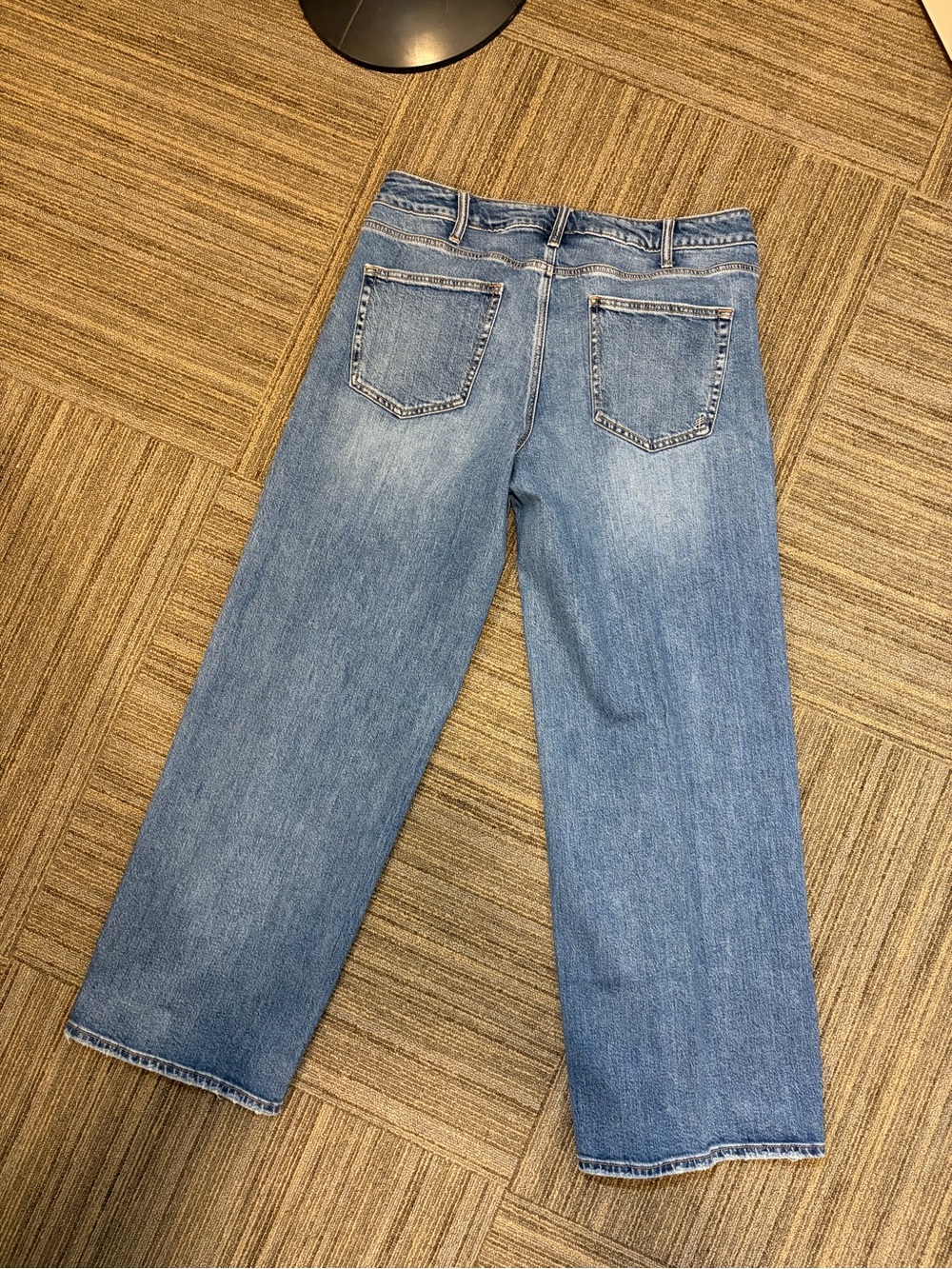 Silver Suki Wide Leg Denim Jeans